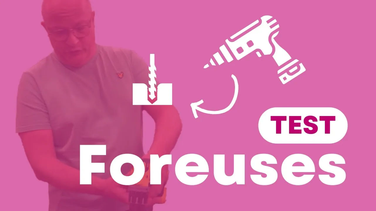 TRAVAUX on TESTE 39 modèles de FOREUSES pour vous !